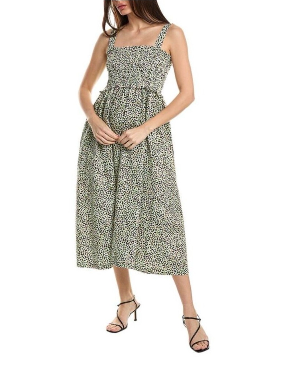 Tyler Böe Womens  Gina Midi Dress, Green